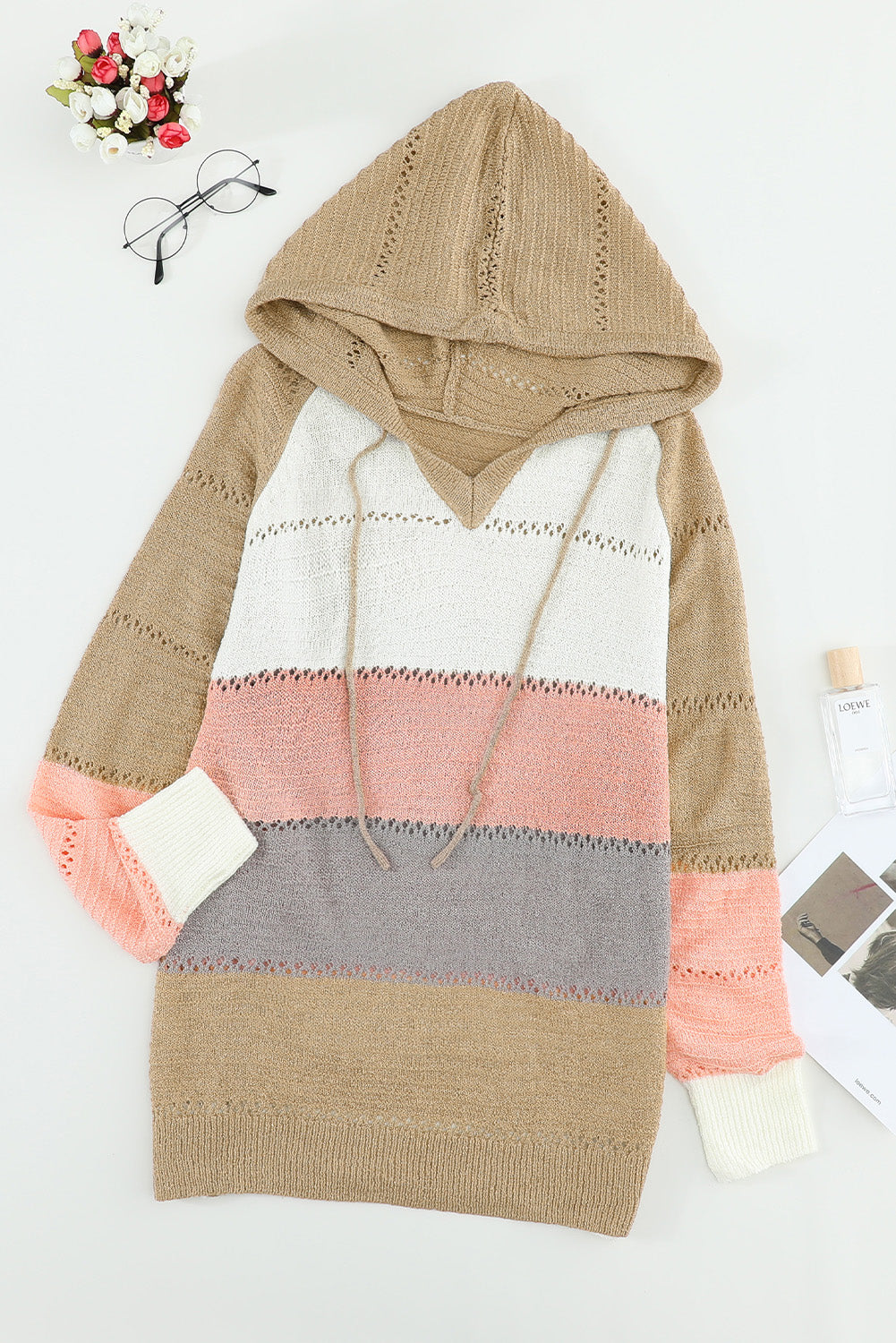 Polerón con capucha Rosa 2XL