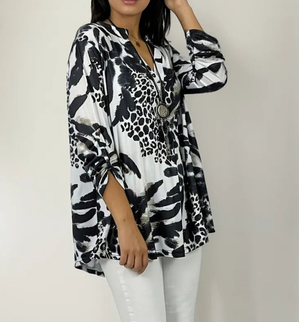 Blusa animal print