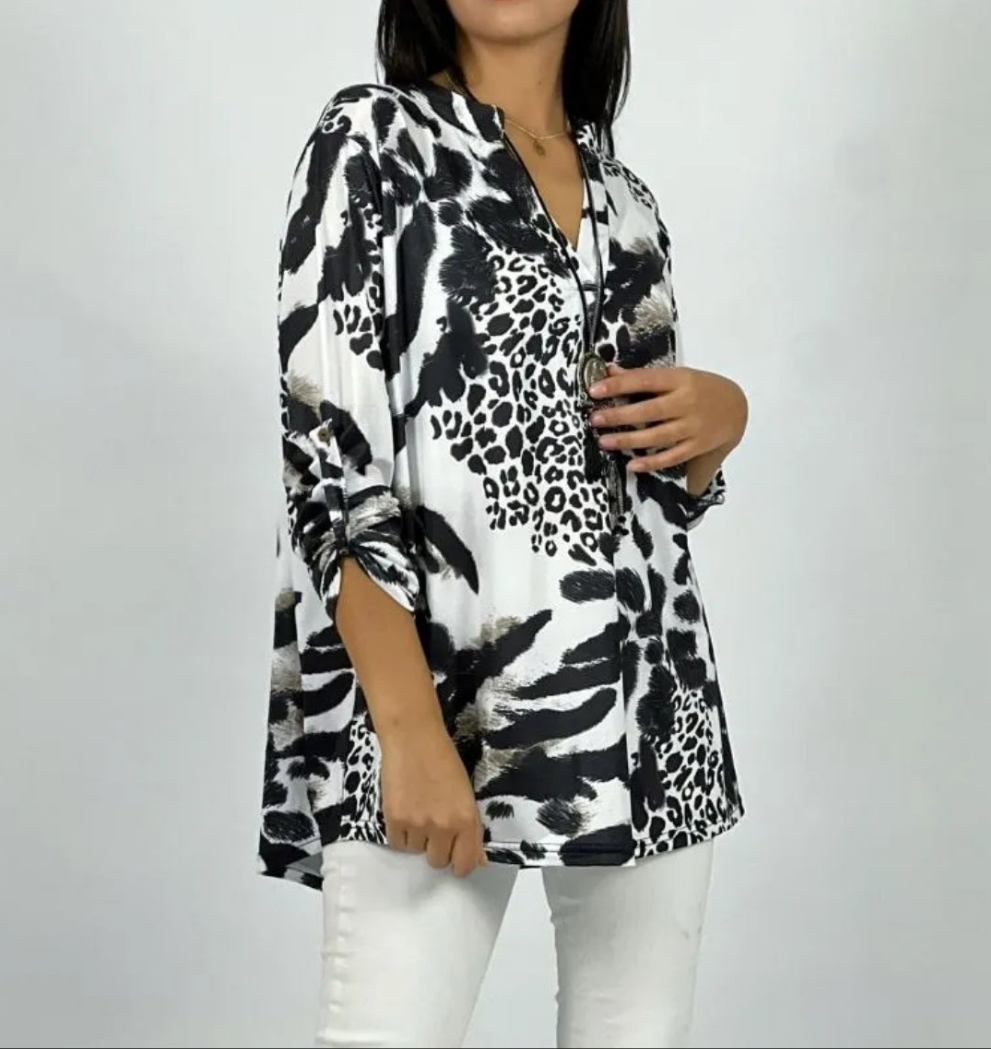Blusa animal print