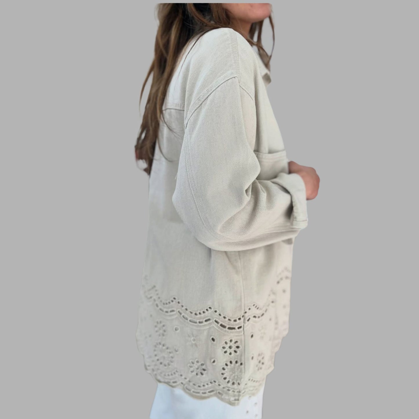 Chaqueta de mezclilla oversize