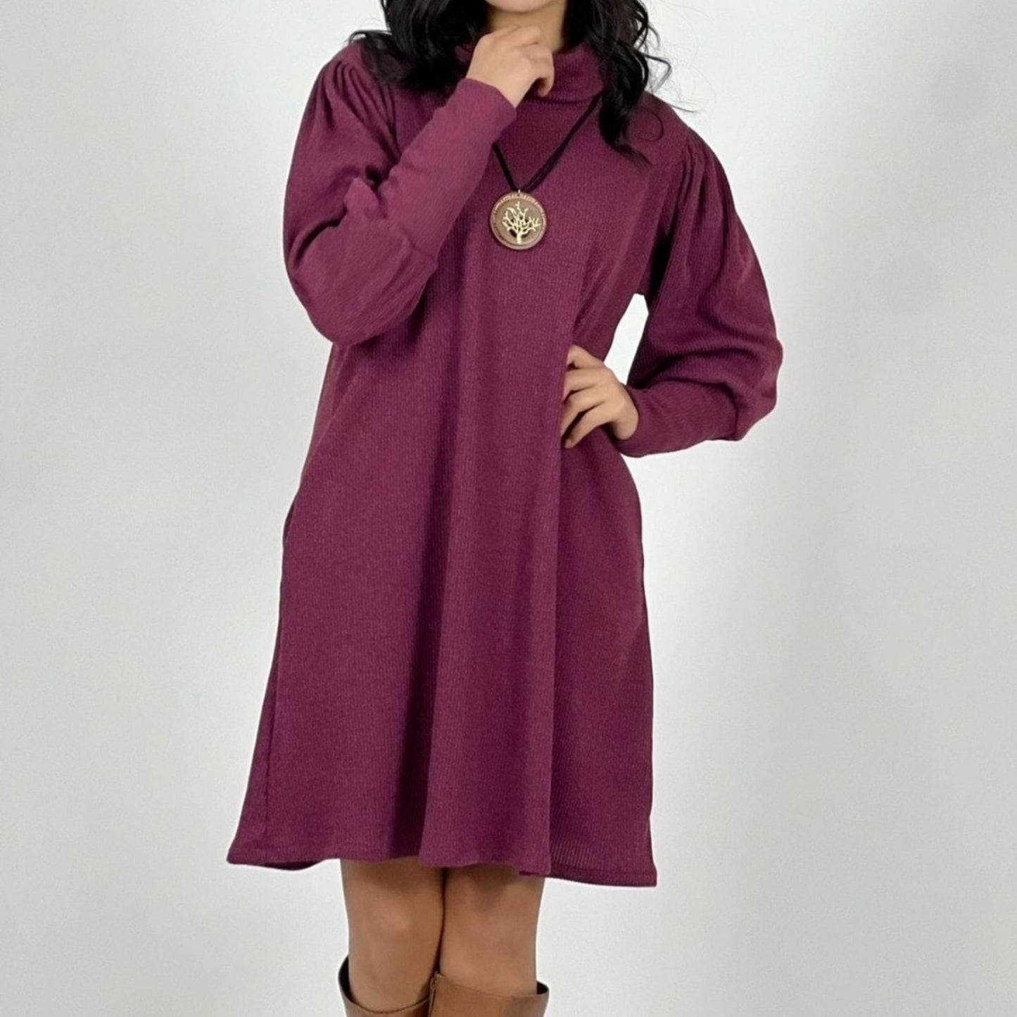 Vestido de lanilla talla única