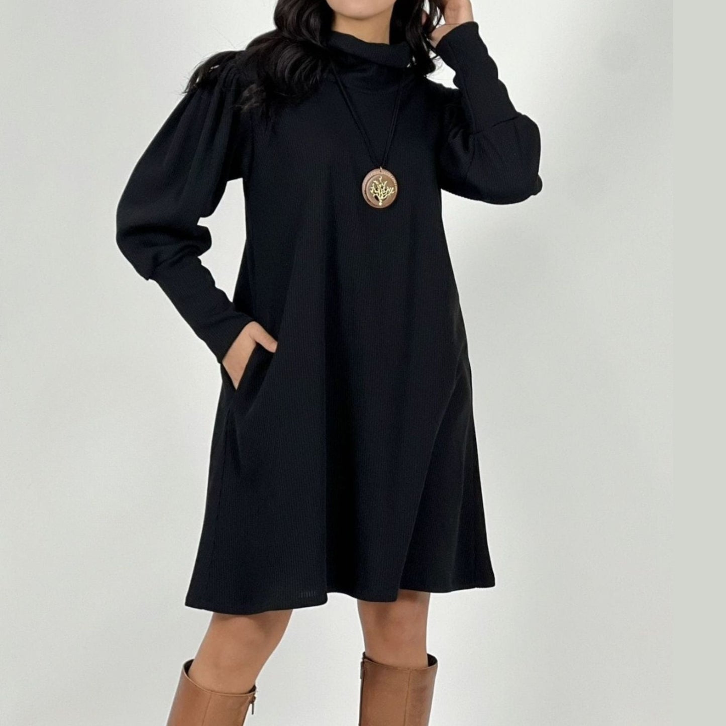 Vestido de lanilla talla única