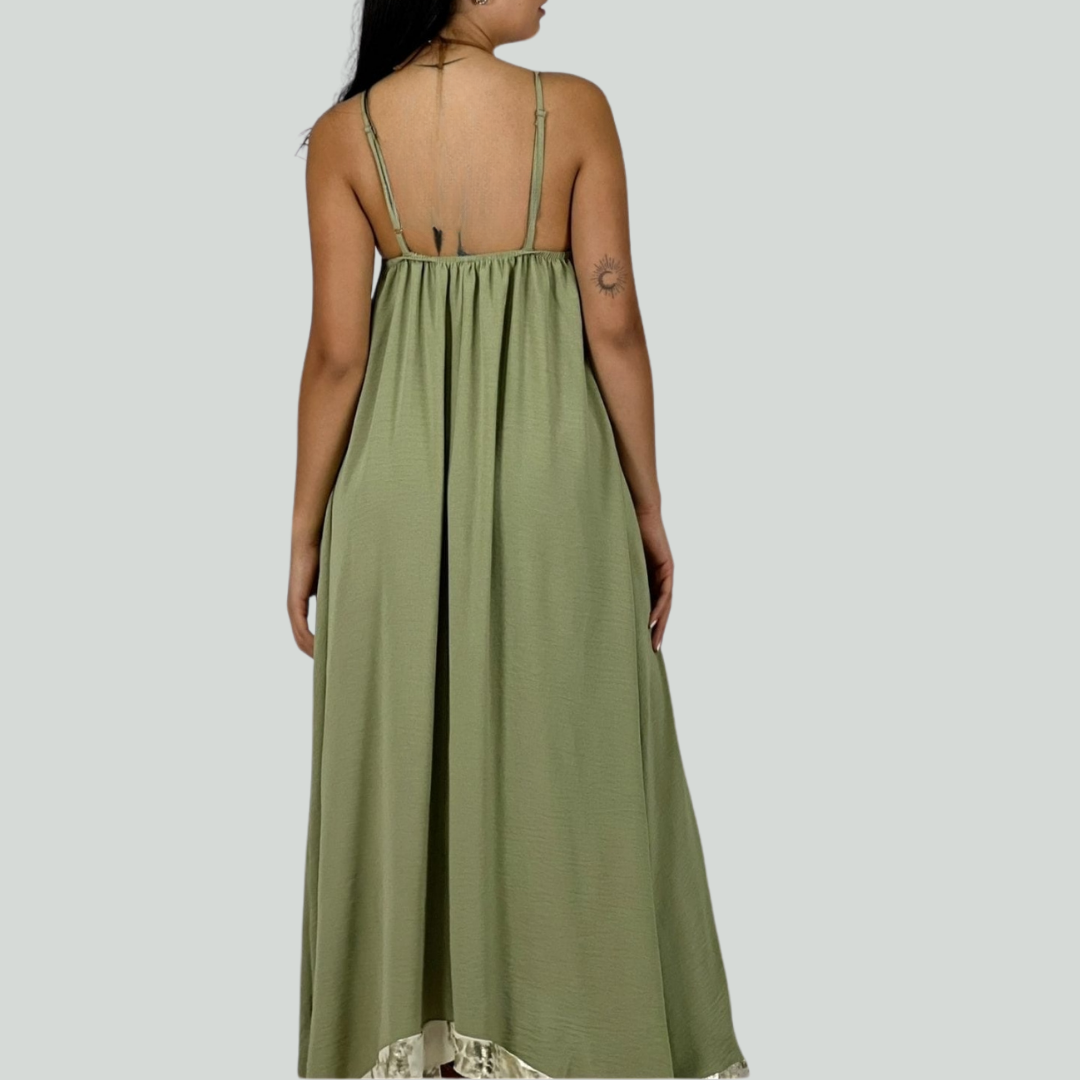 Vestido de viscosa