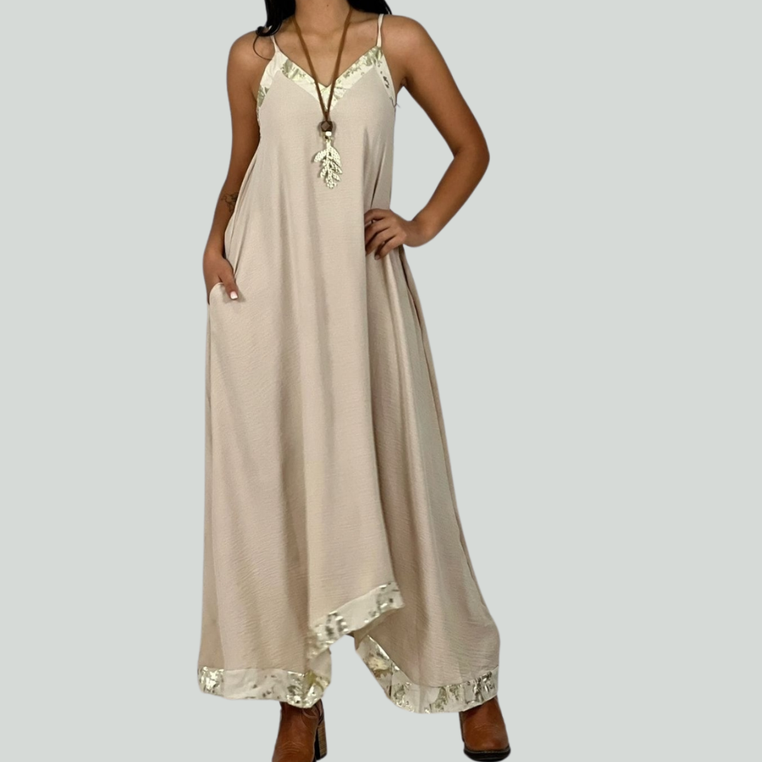 Vestido de viscosa