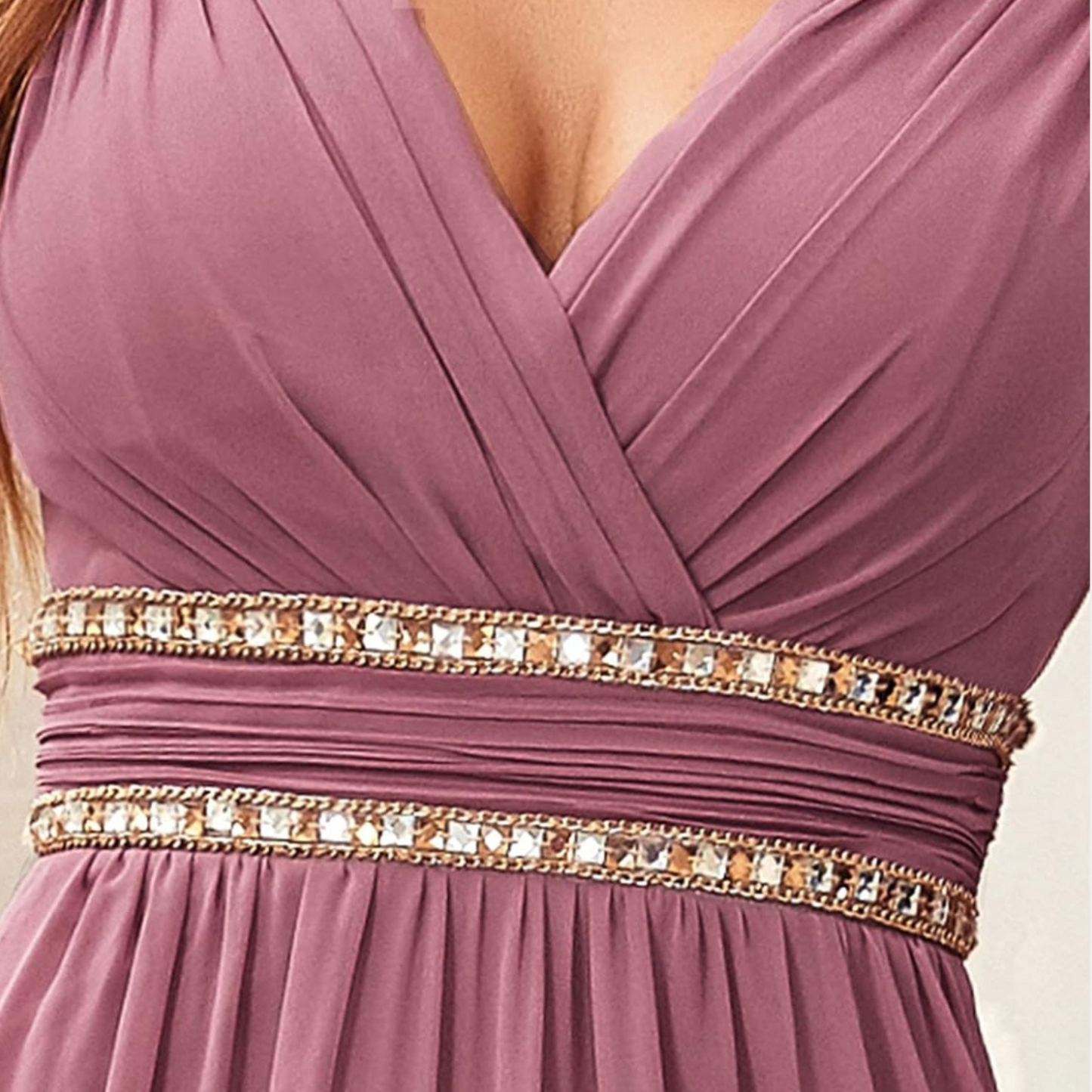 Vestido Nepal Rosa y celeste