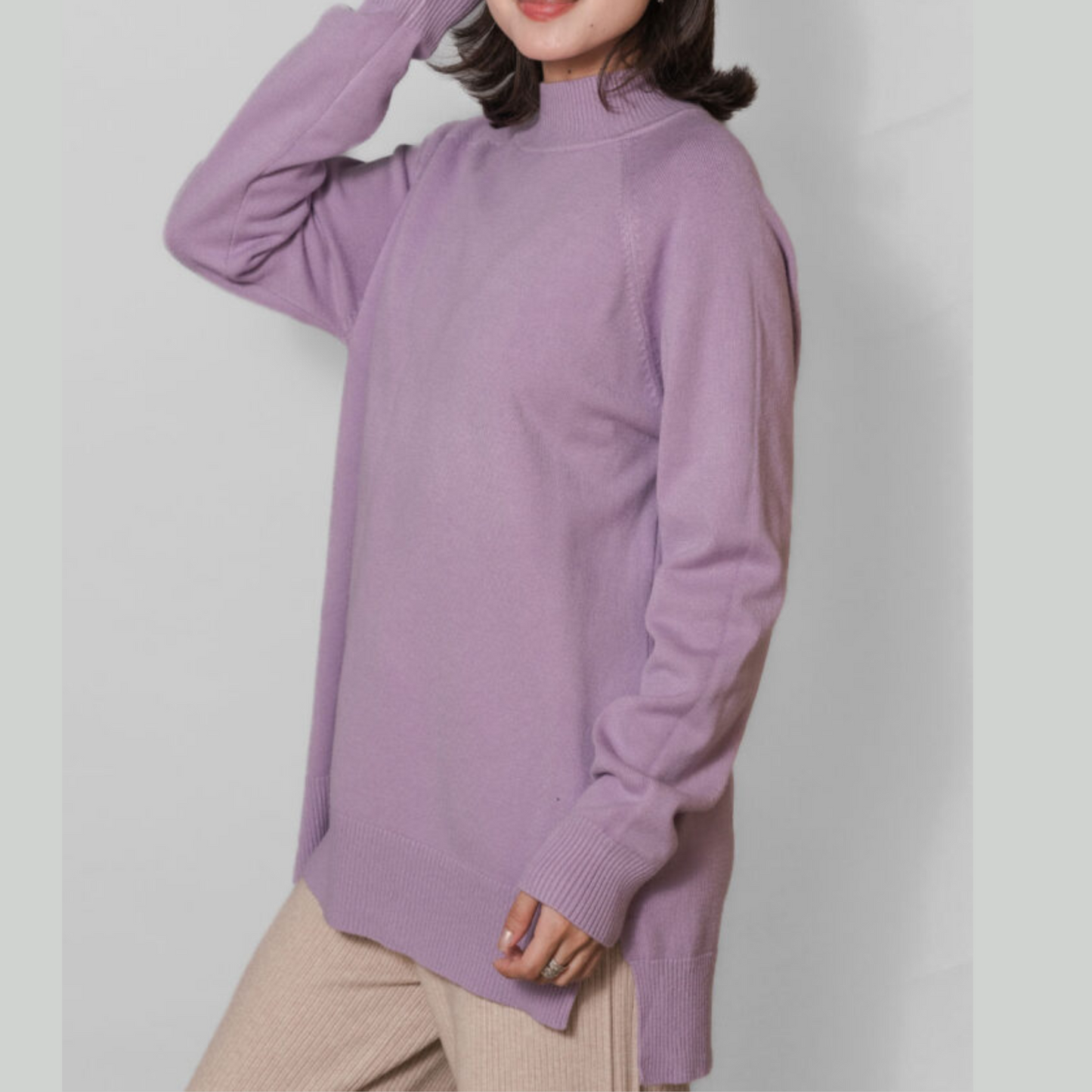 Sweater largo oversize