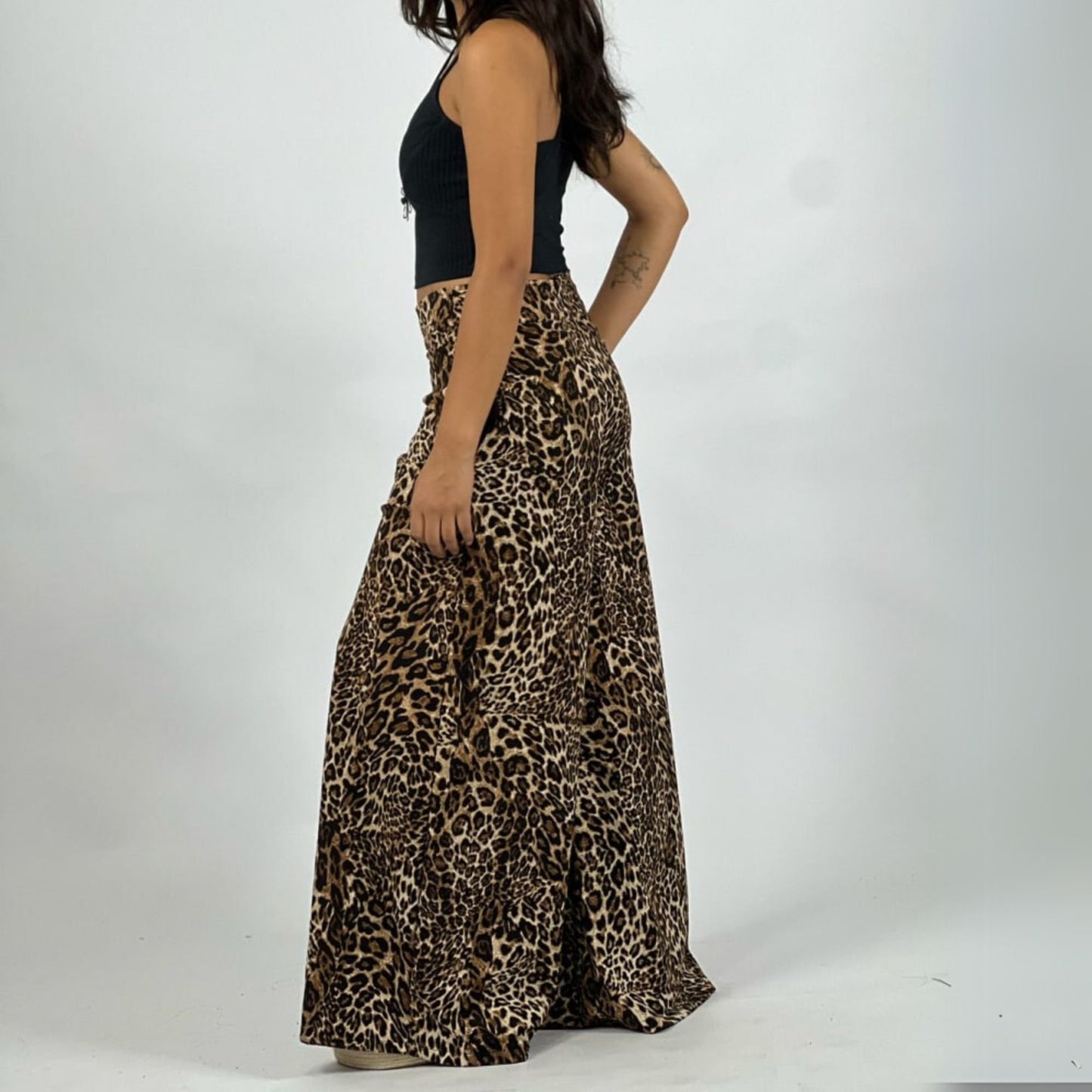 Pantalón Crep animal print