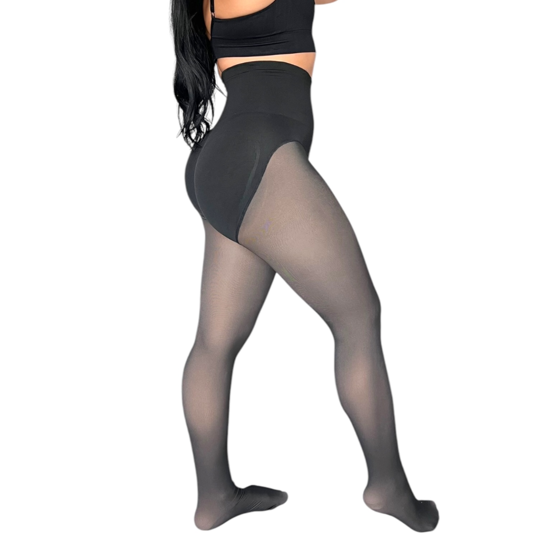 Panty efecto piel con efecto faja y push up