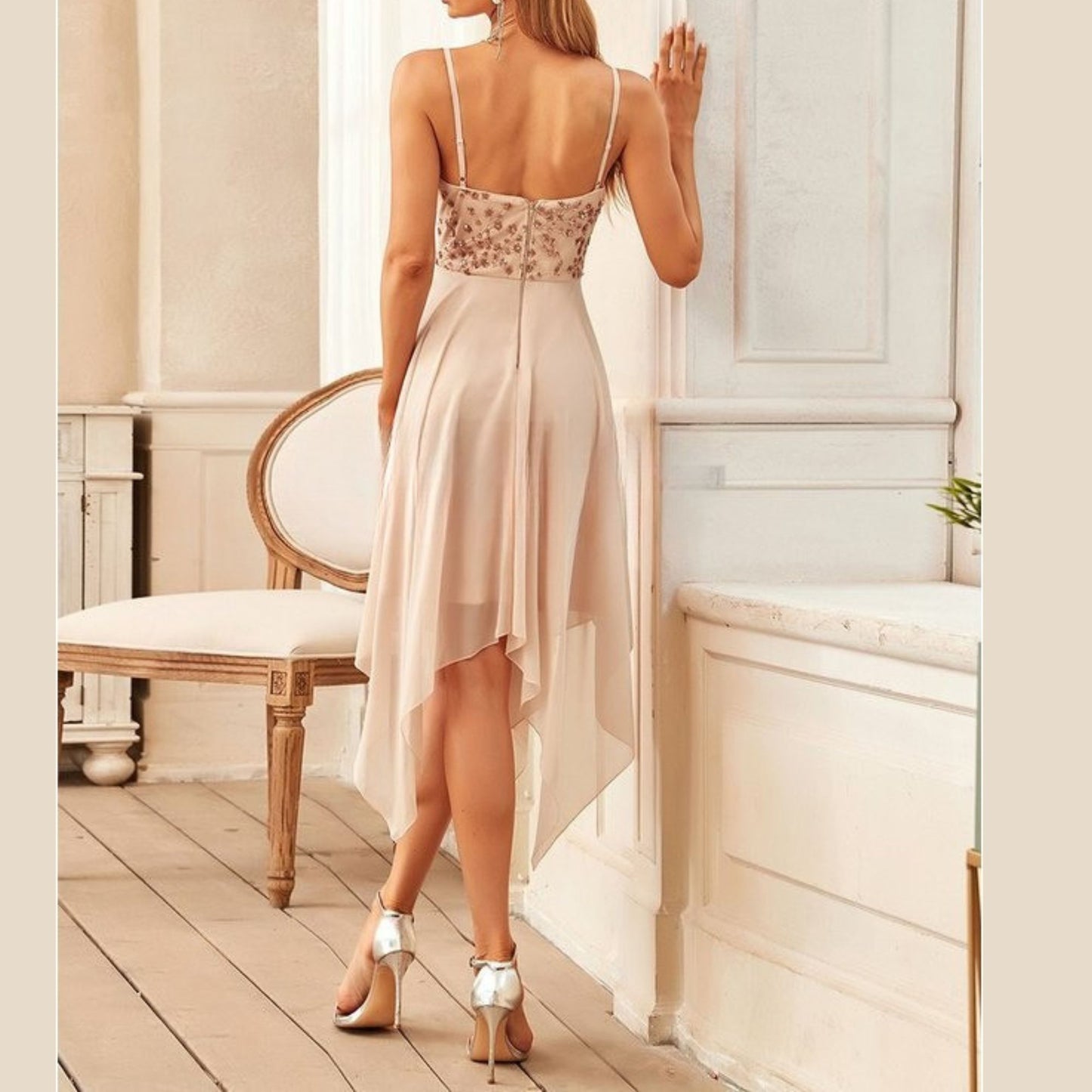 Vestido falda asimétrica