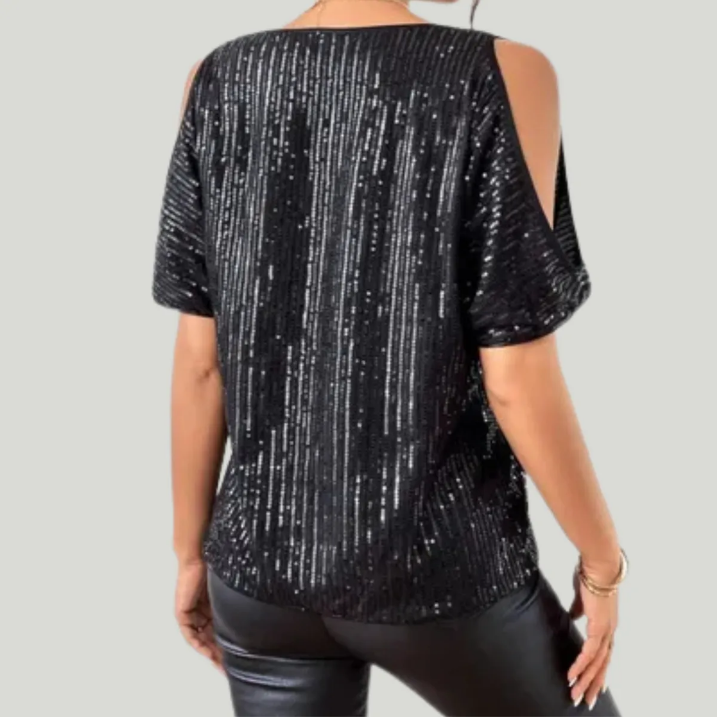 Polera de lentejuelas S-M y L