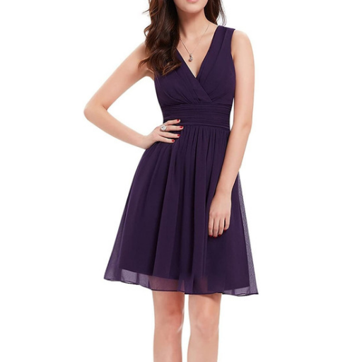 Vestido morado talla SM