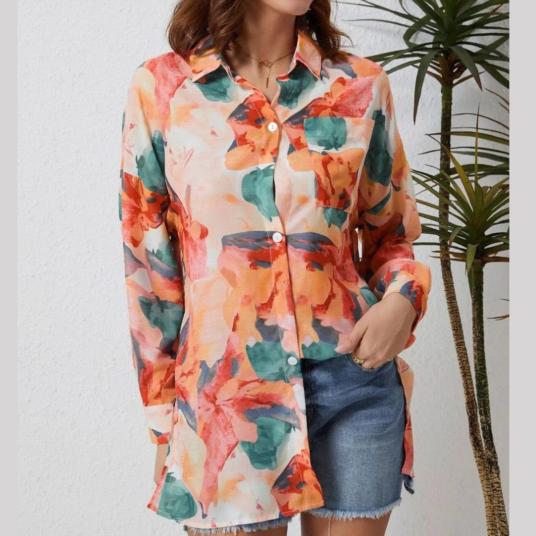 Camisero estampado oversize