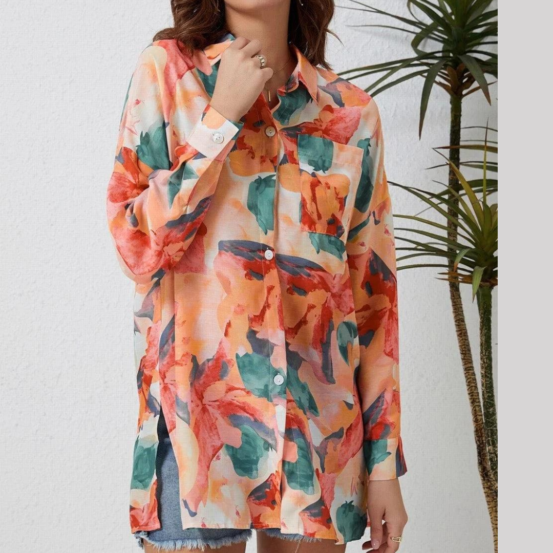 Camisero estampado oversize