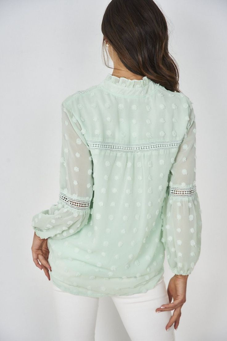 Blusa Carmen S y M verde