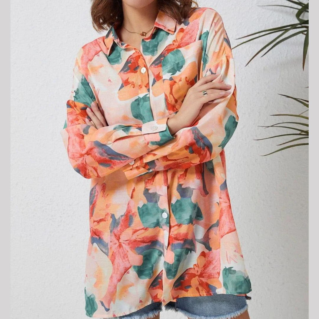 Camisero estampado oversize