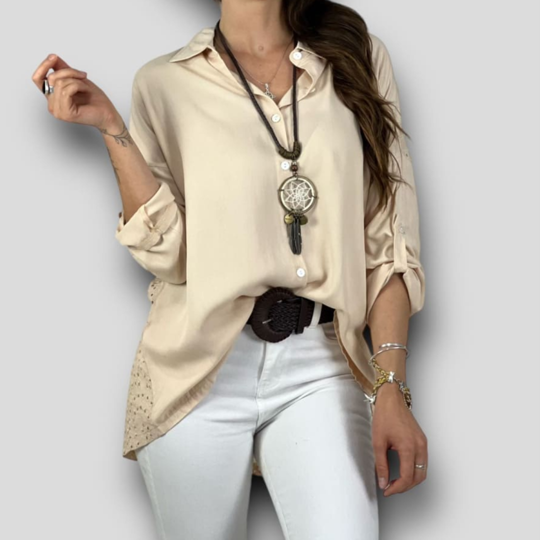 Blusa espalda de broderie