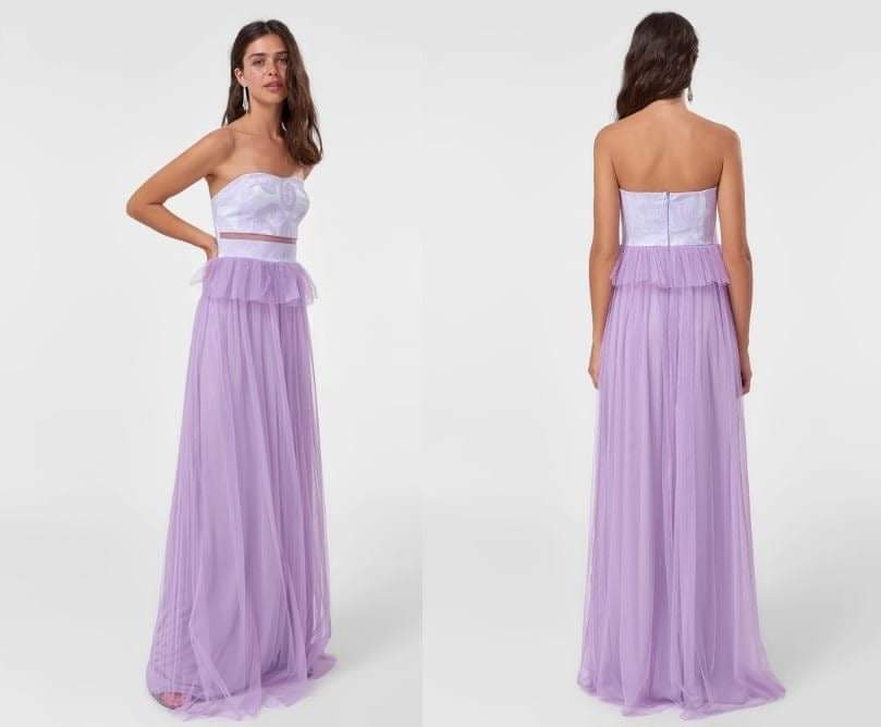 Vestido lavanda M