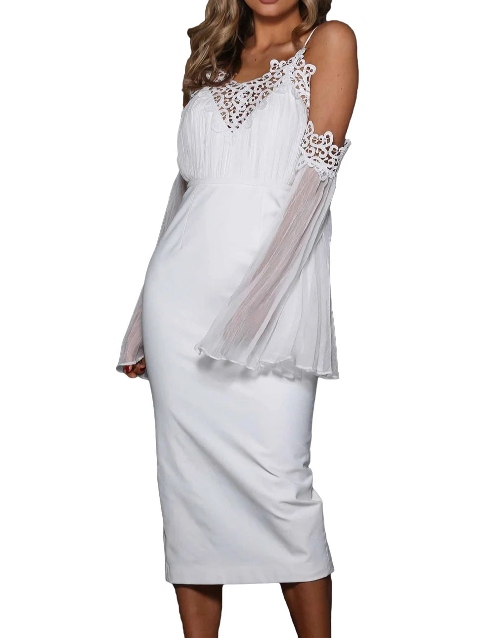 Vestido blanco talla L