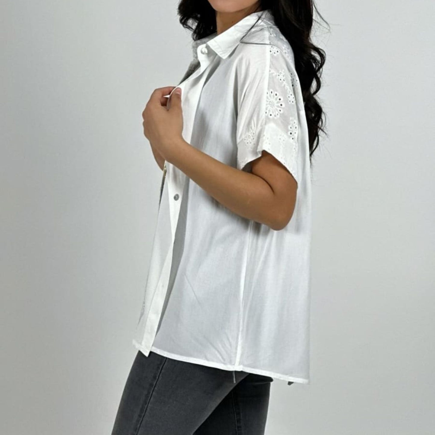 Camisa oversize de algodón