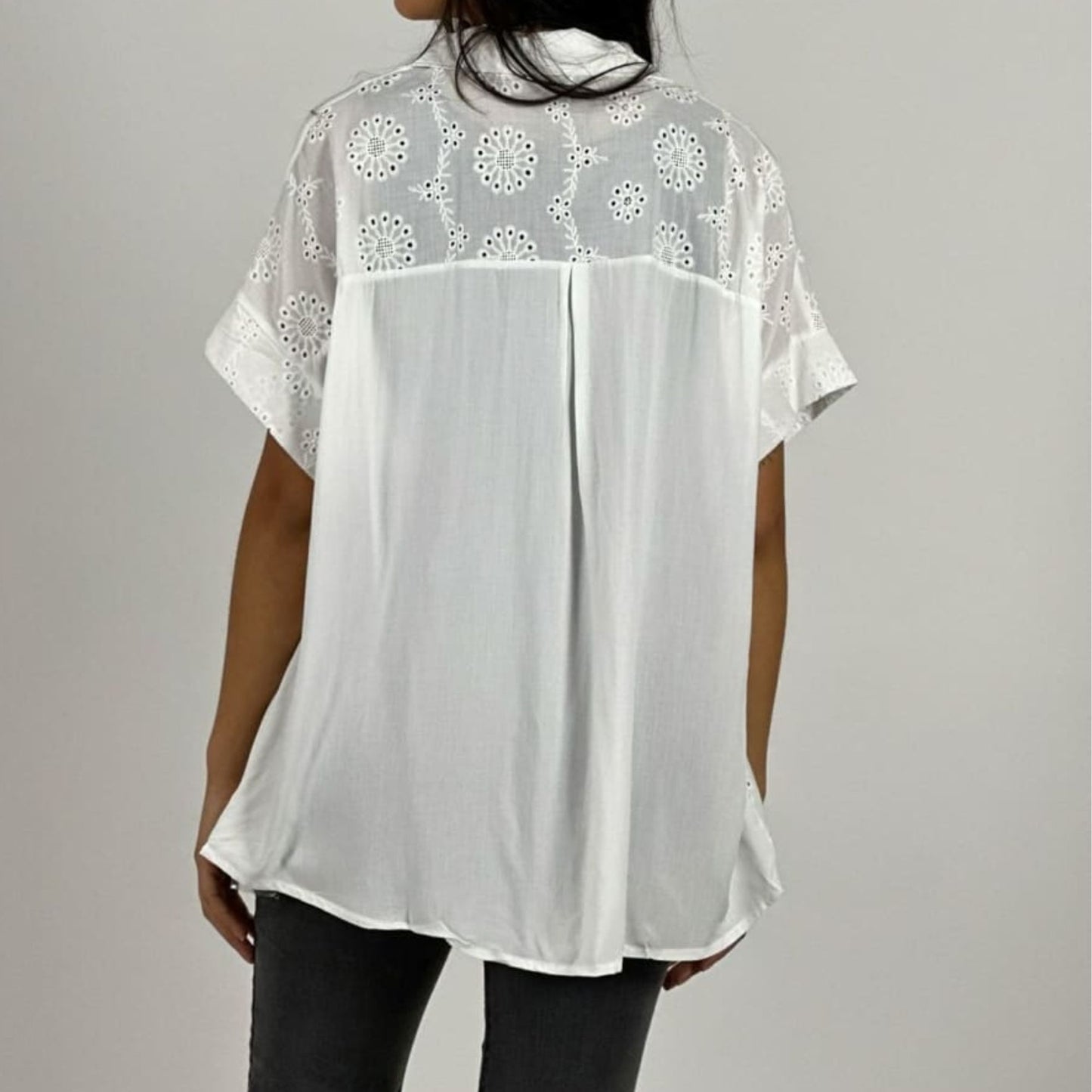 Camisa oversize de algodón