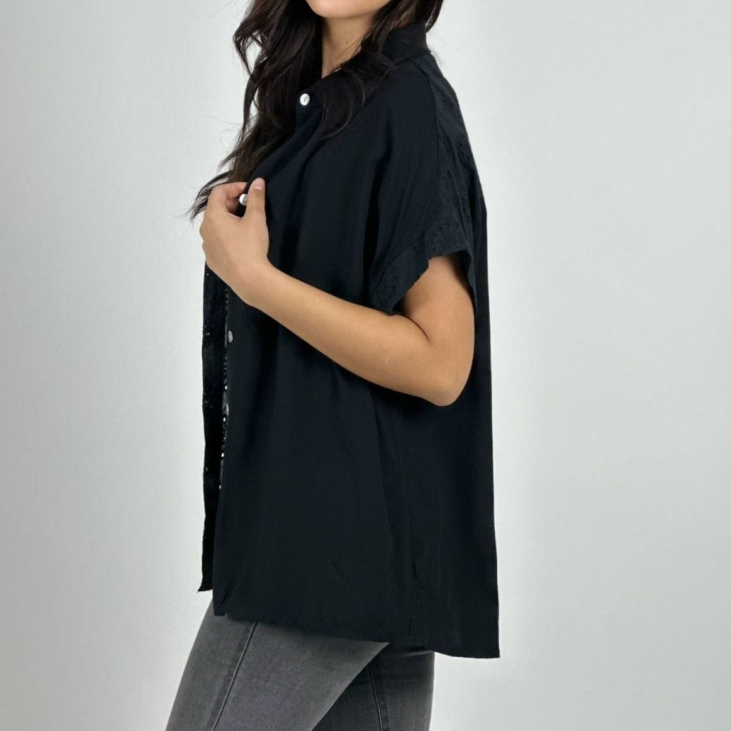 Camisa oversize de algodón