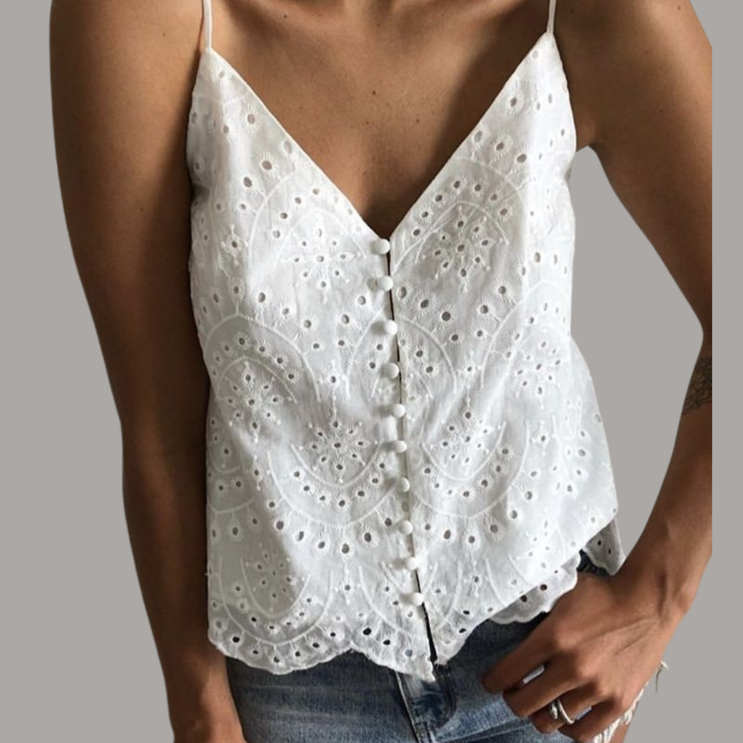 Top broderie