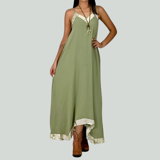 Vestido de viscosa