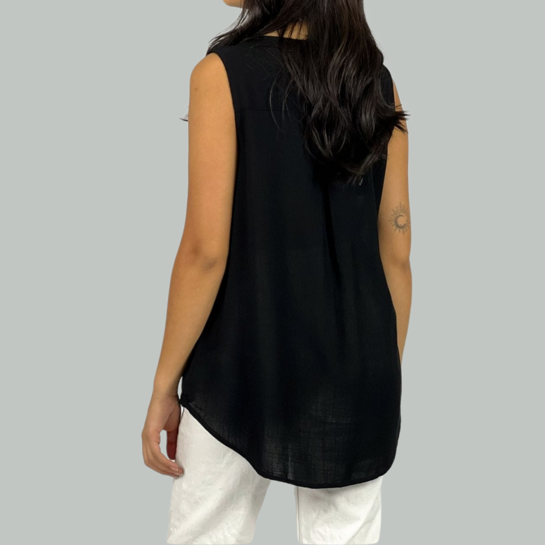 Blusa de lino