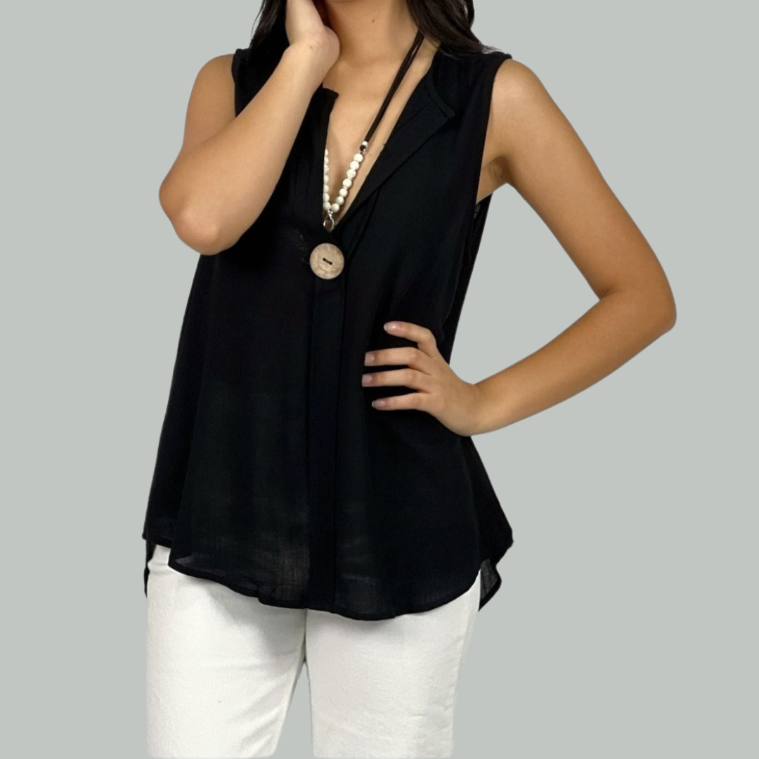 Blusa de lino