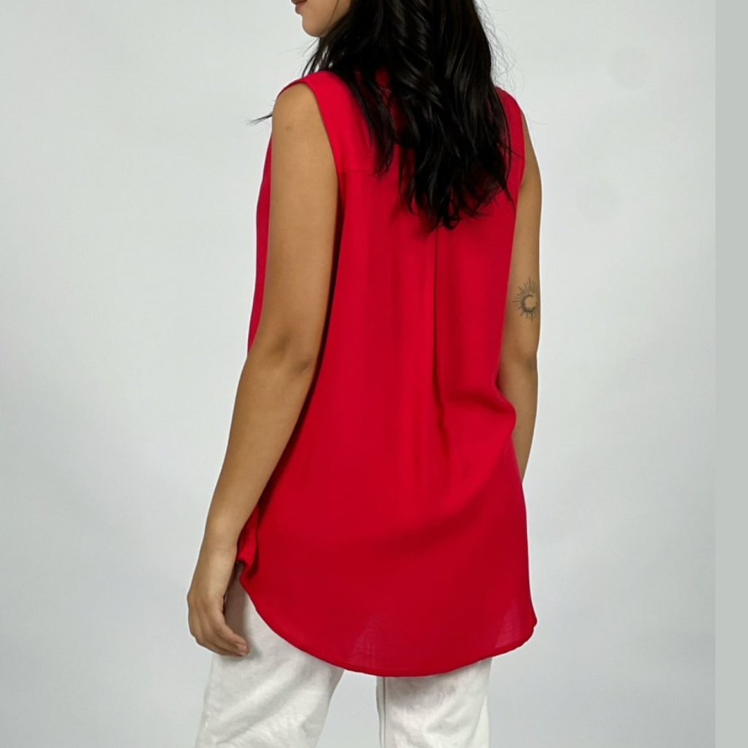 Blusa de lino