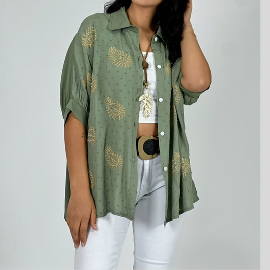 Blusa de viscosa talla única