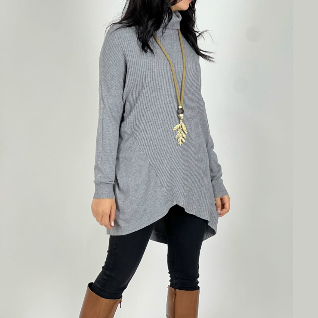 Sweater largo oversize