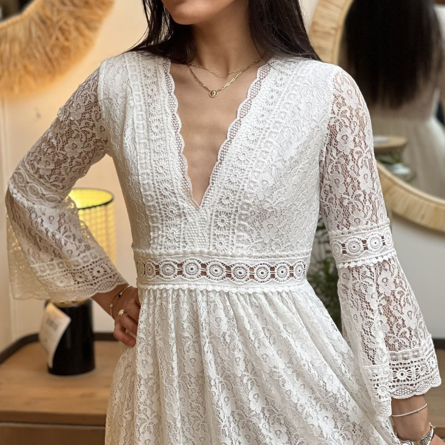 Vestido de encaje