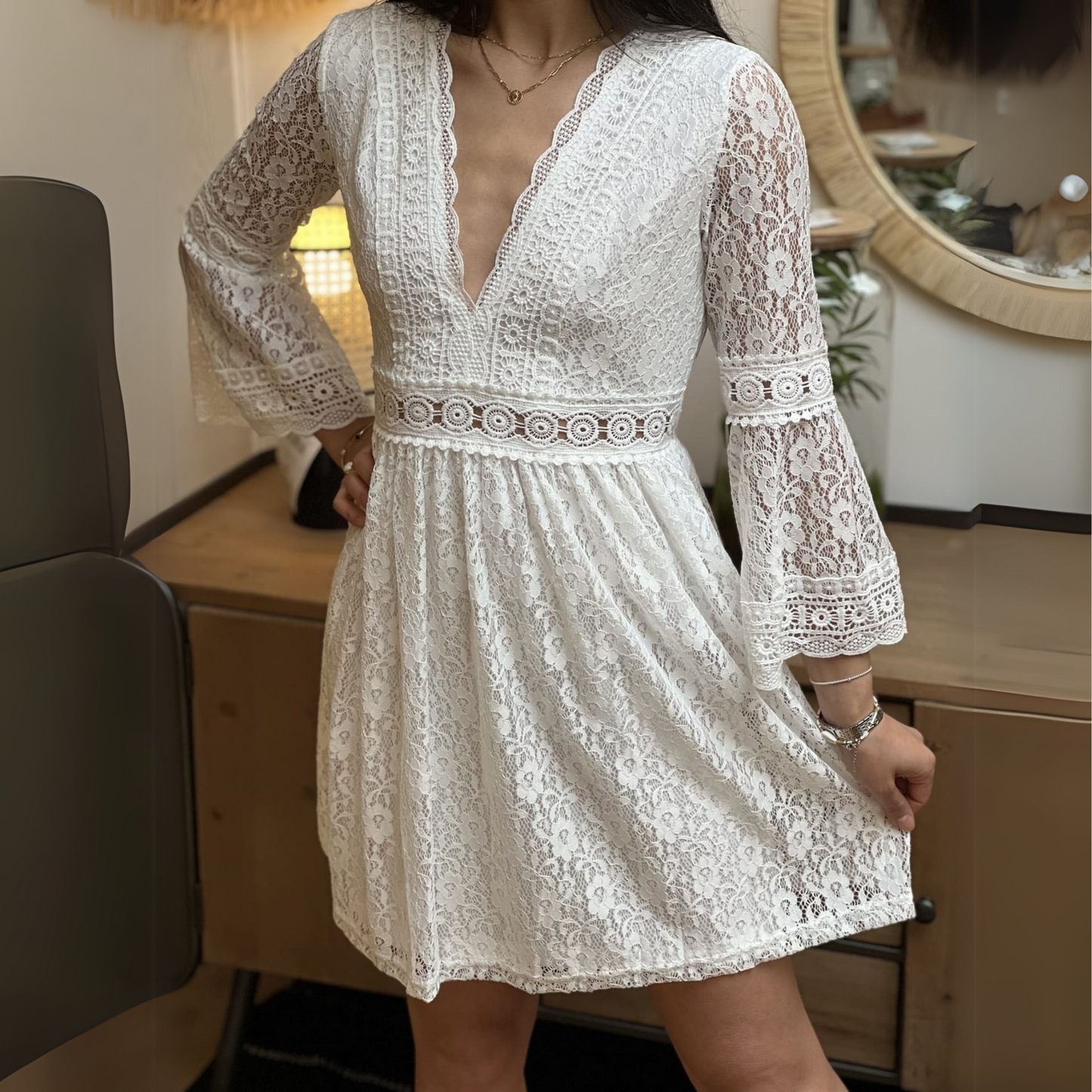 Vestido de encaje