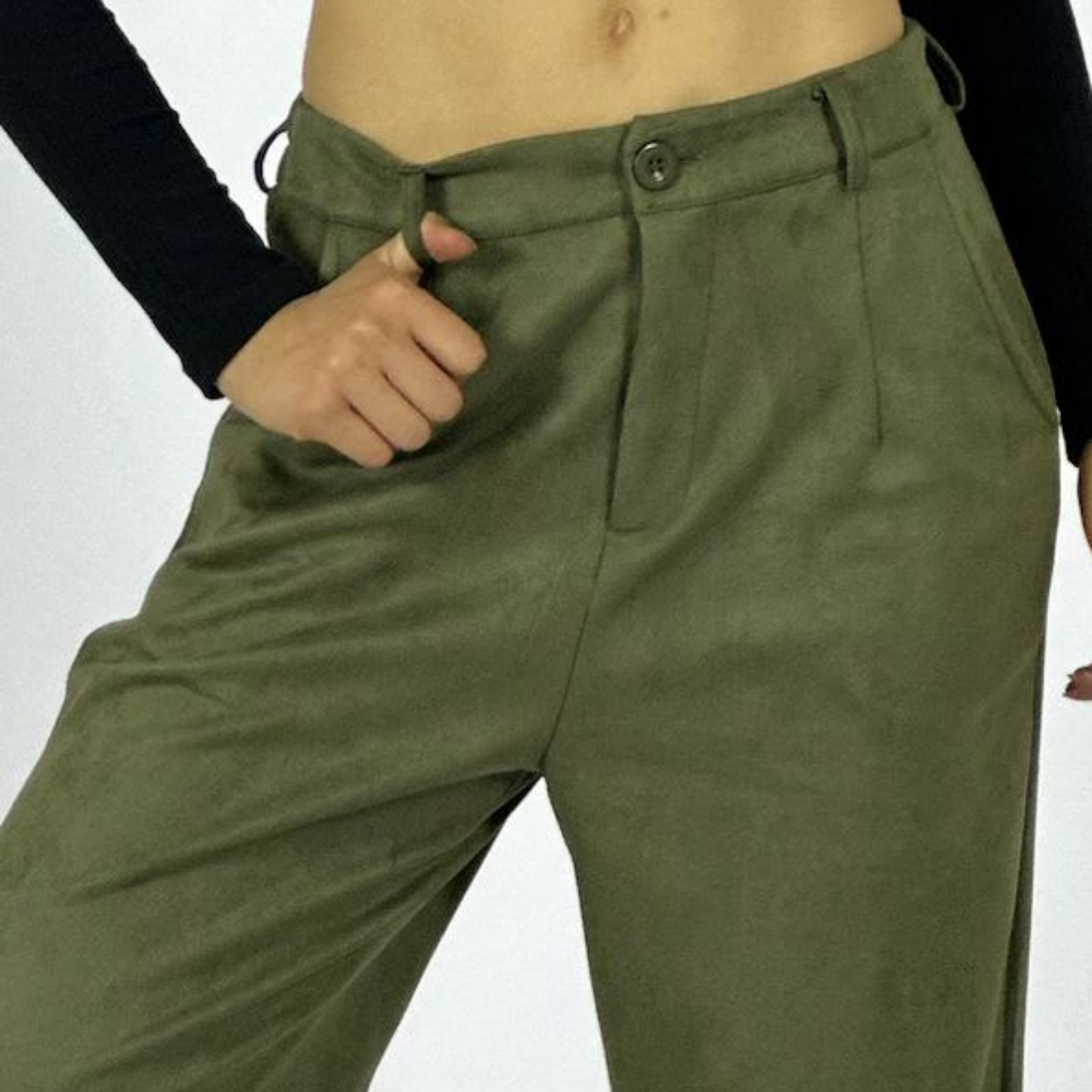 Pantalón de gamuza