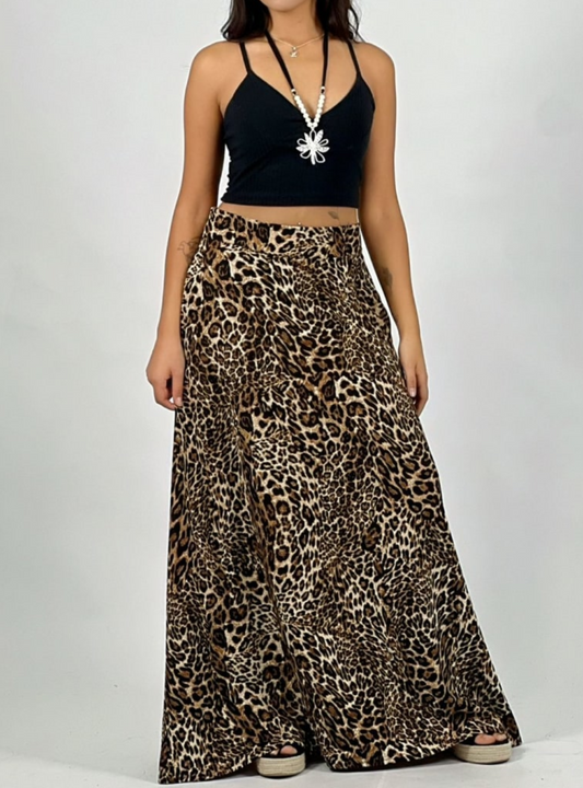 Falda animal print