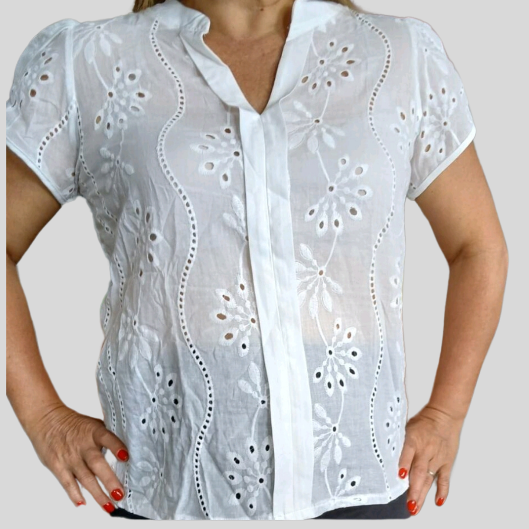 Blusa de algodón