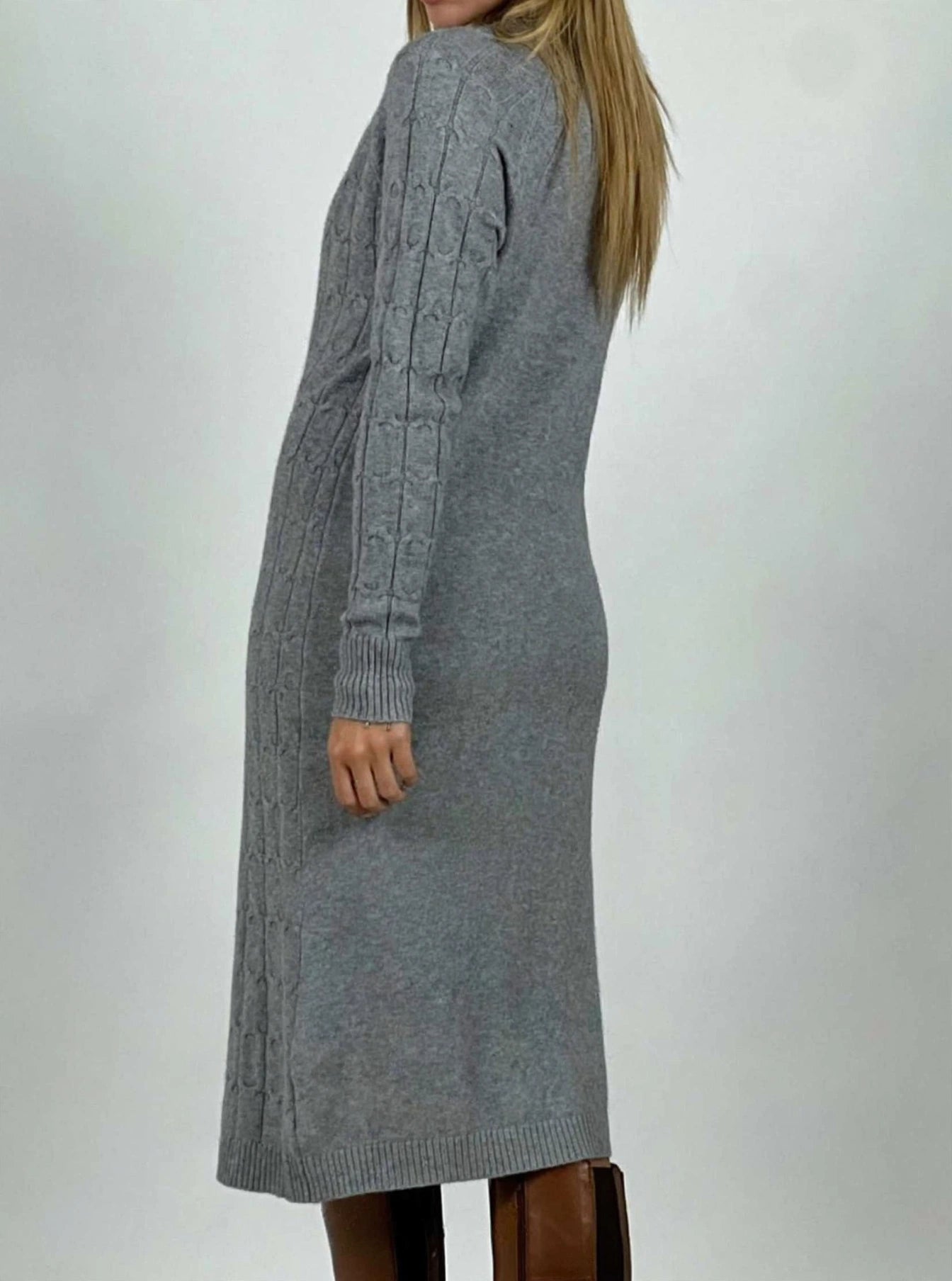 Vestido de lana spandex