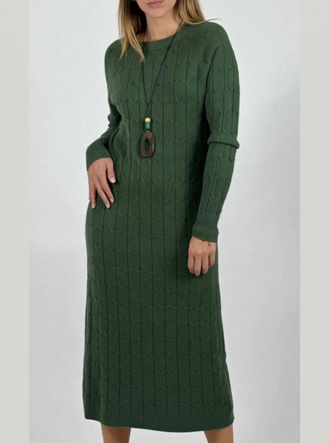Vestido de lana spandex