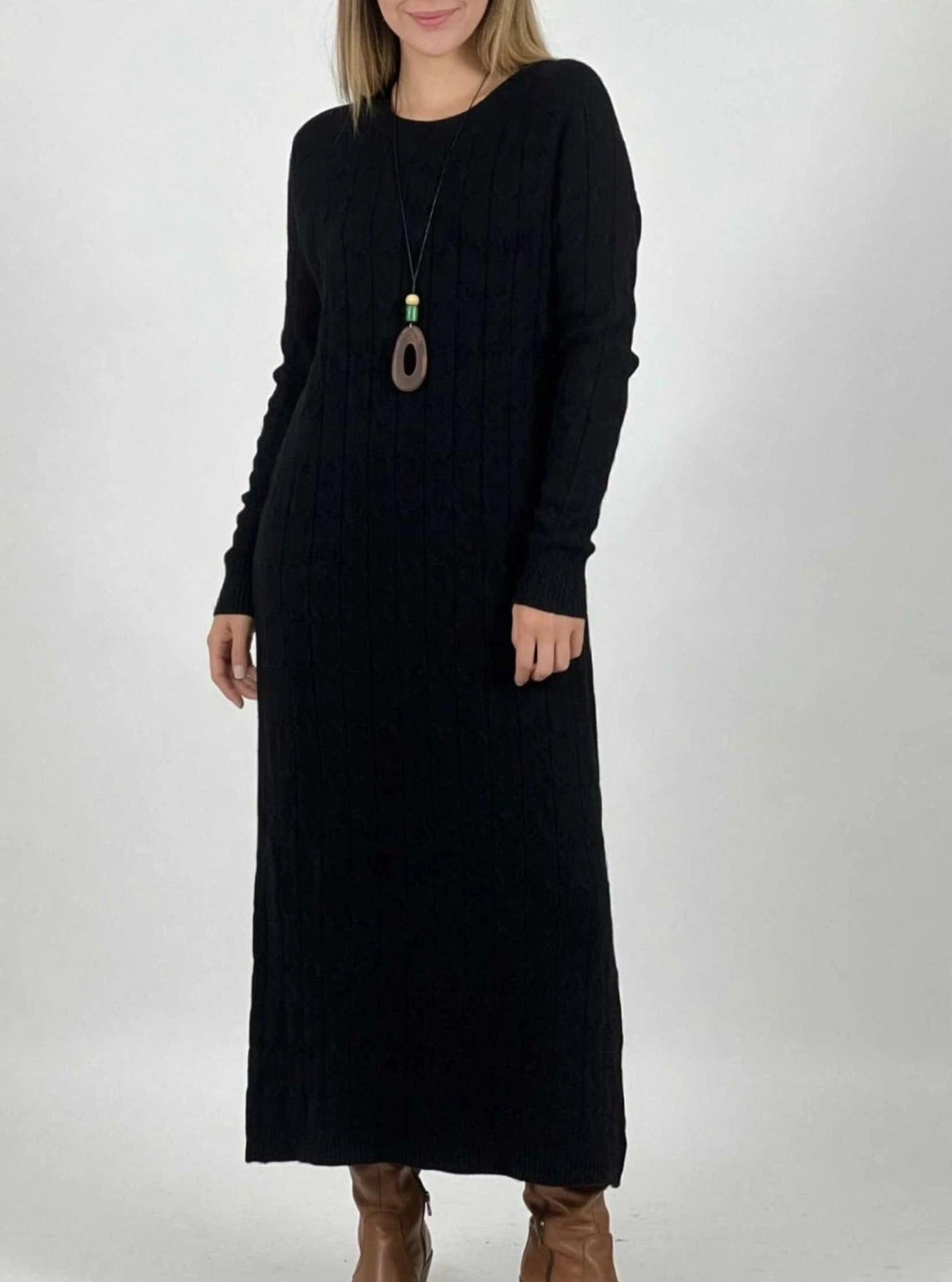 Vestido de lana spandex