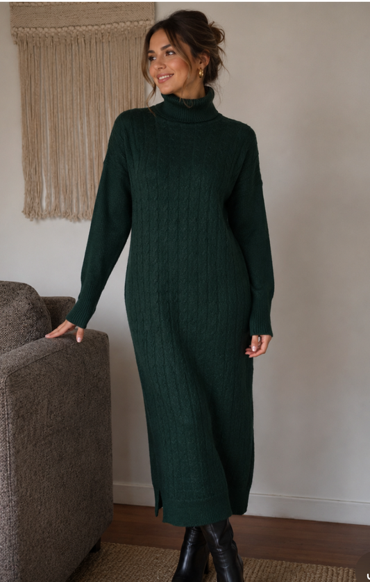 Vestido de lana Sara