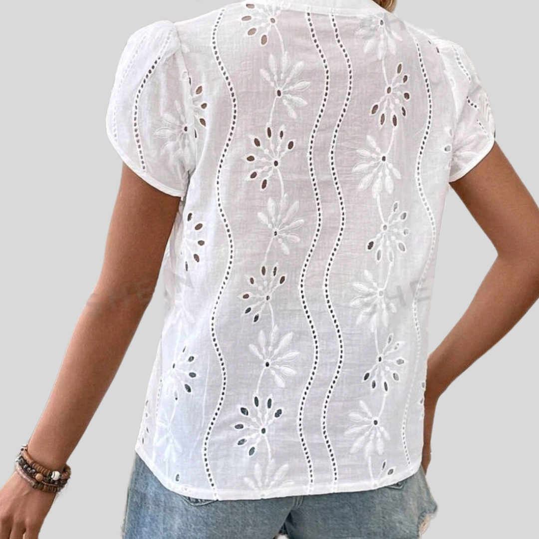 Blusa de algodón