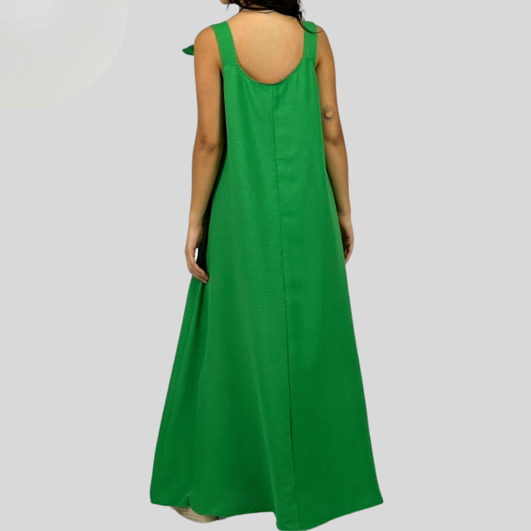 Maxi vestido de viscosa