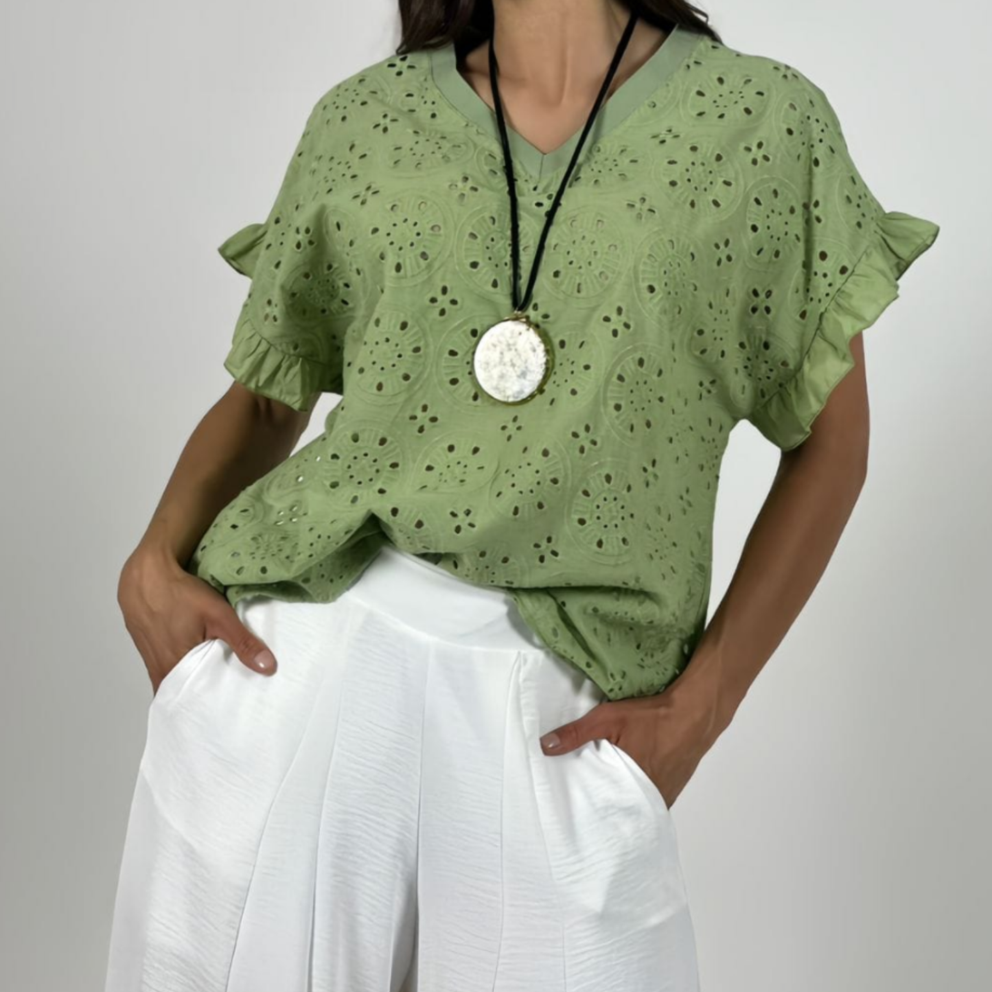 Camisa oversize de algodón LXL