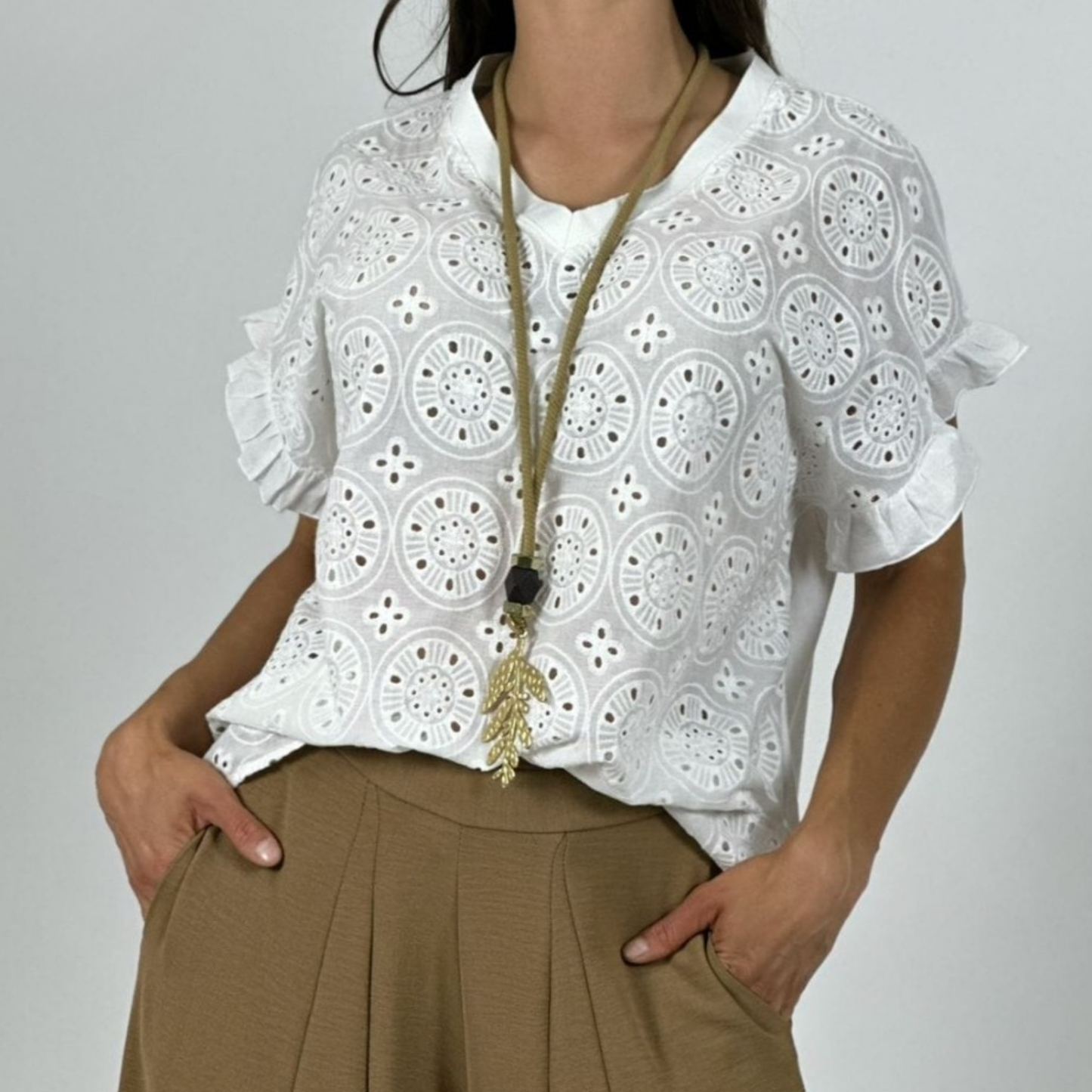 Camisa oversize de algodón LXL