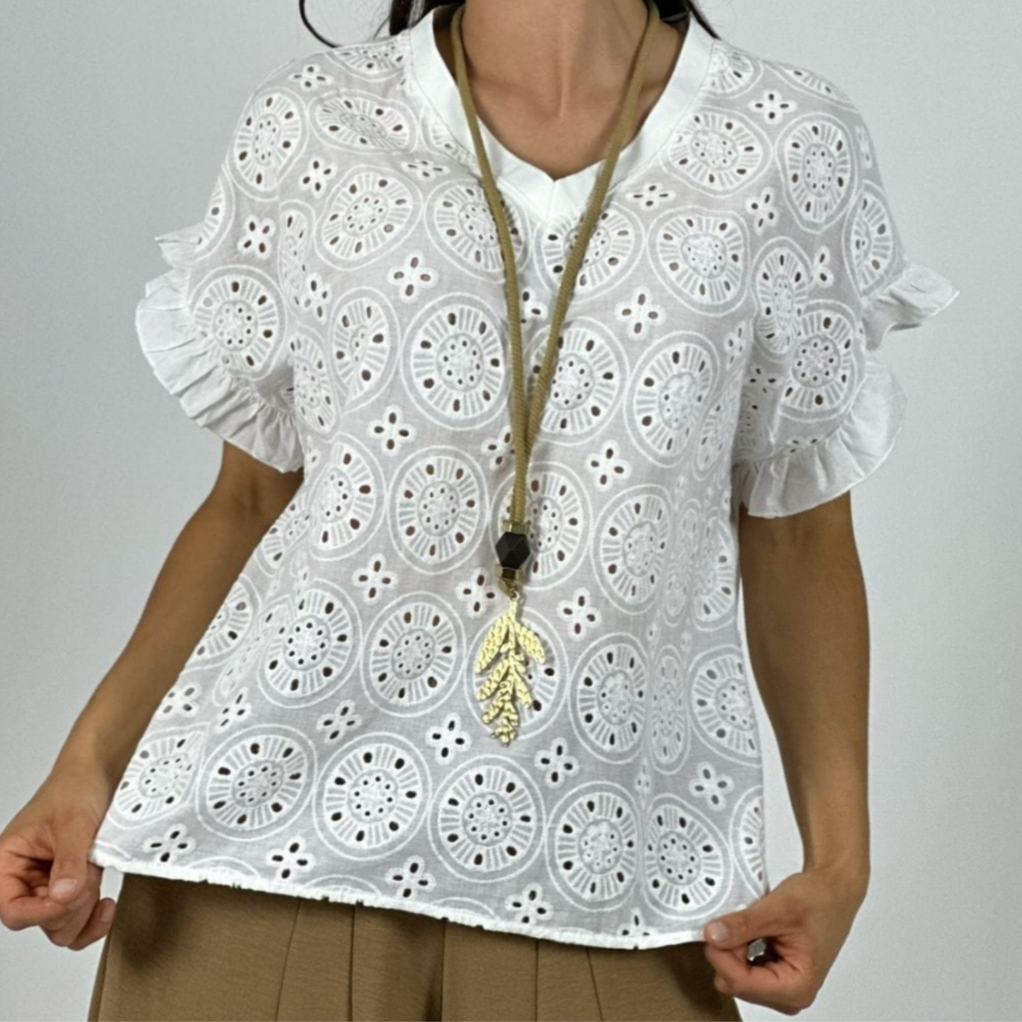 Camisa oversize de algodón LXL
