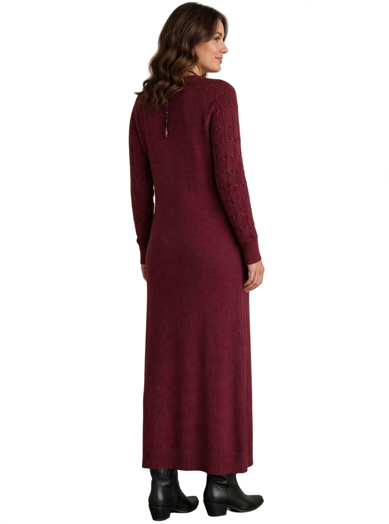 Vestido de lana spandex