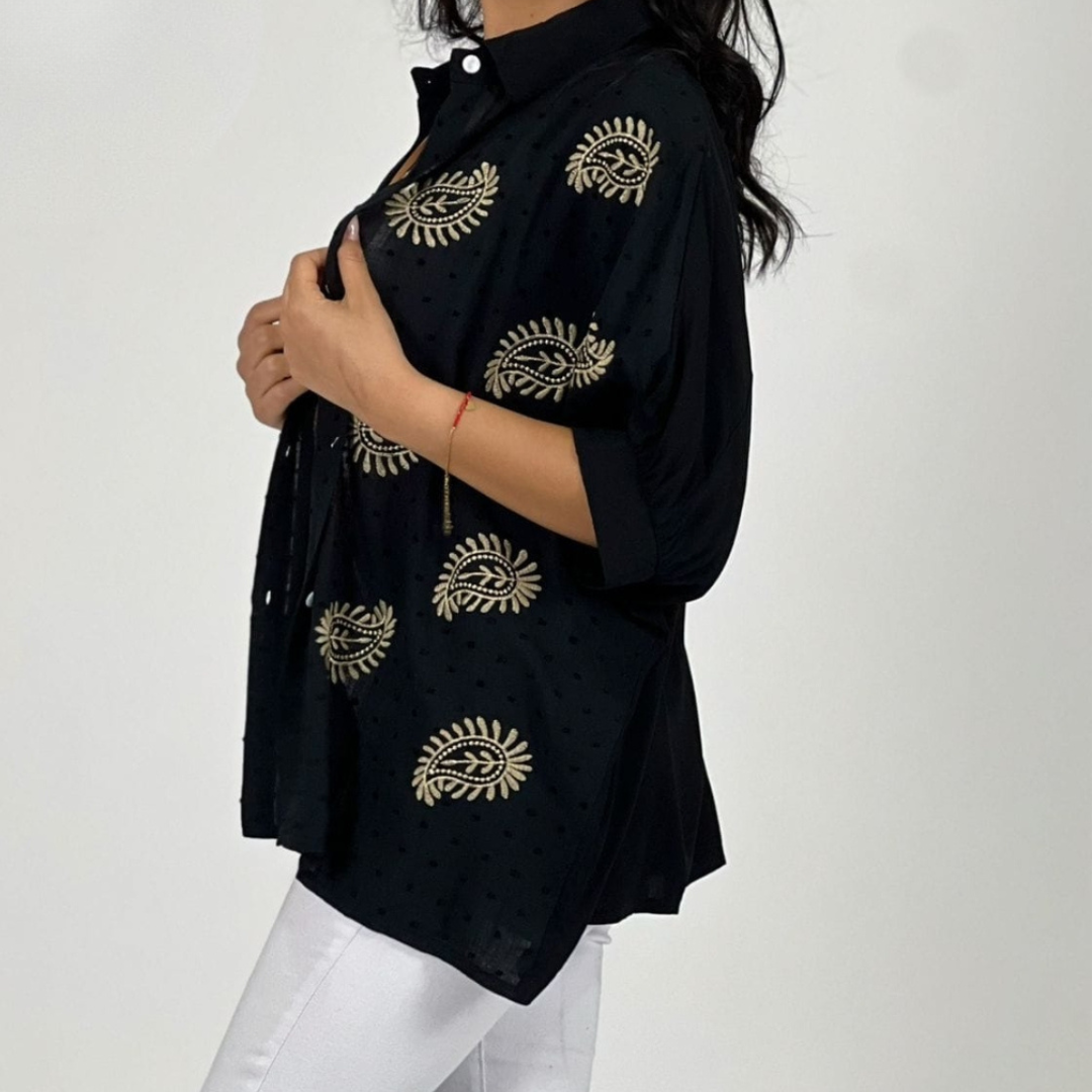 Blusa de viscosa talla única