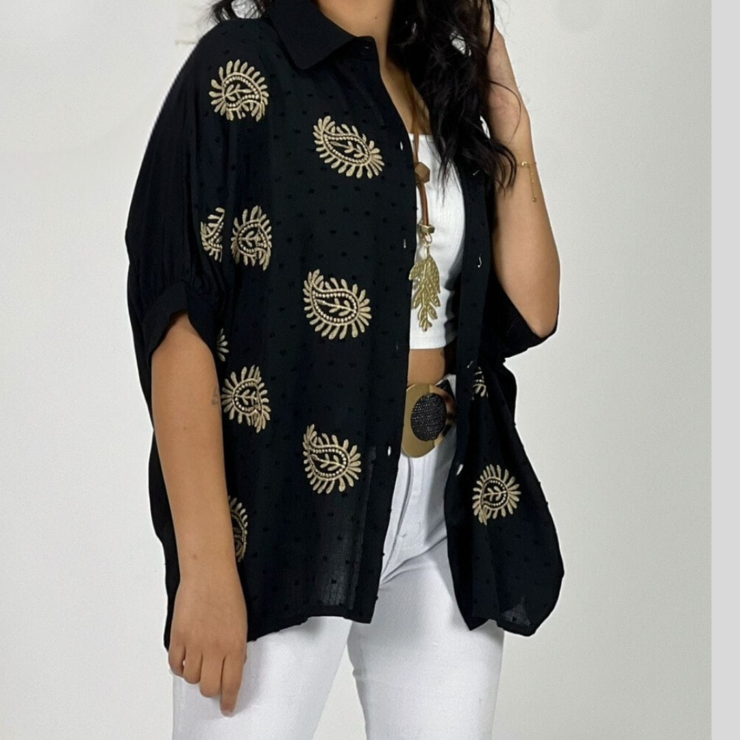 Blusa de viscosa talla única